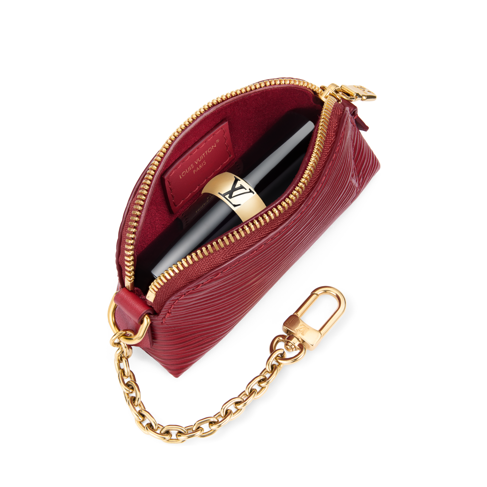 Cosmetic Lipstick Pouch Epi Leather - Wallets and Small Leather